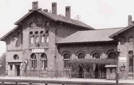 Bahnhof Witten-Ost, im Krieg zerstört