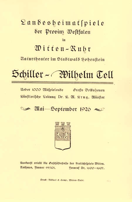 Festschrift von 1926