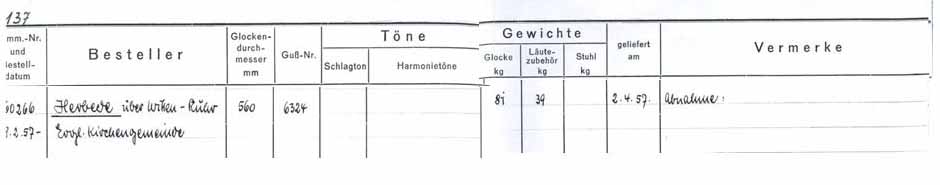 Glockenbuch Bochumer Verein